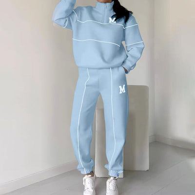 Jade - Linen Casual Hoodie Set 2-piece