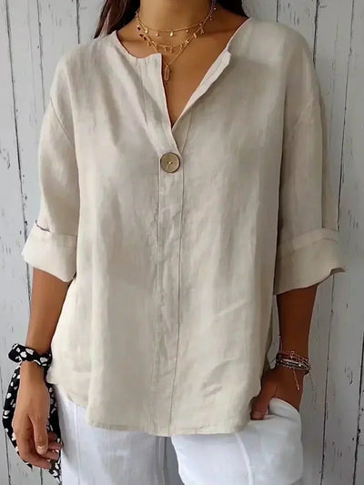 Camila | Casual V-Neck Blouse