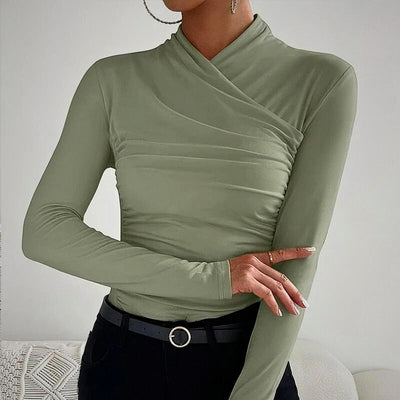 Caroline | Classic Cross-Neck Top