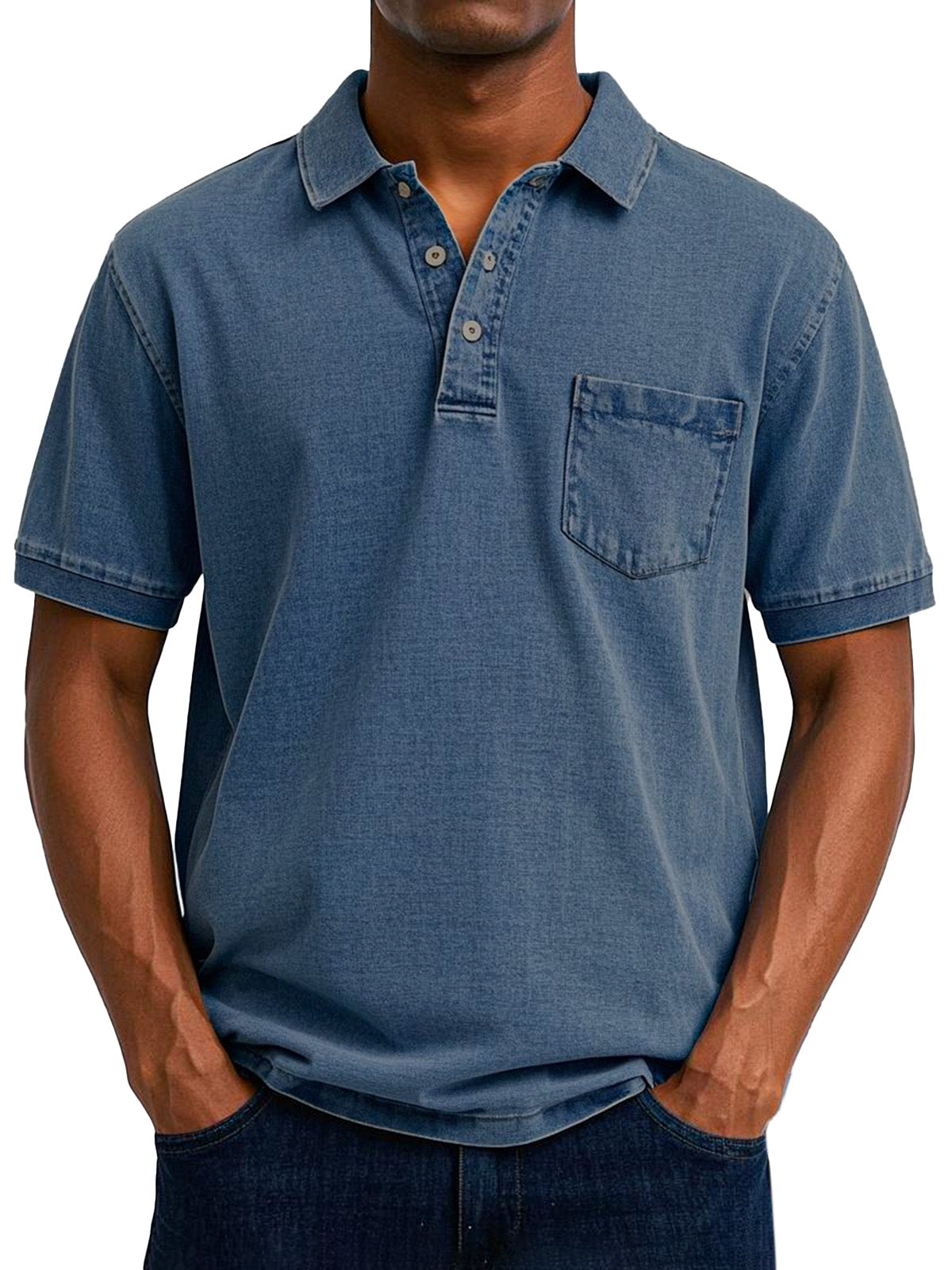 Maxime | Stylish Denim Polo Shirt for Men