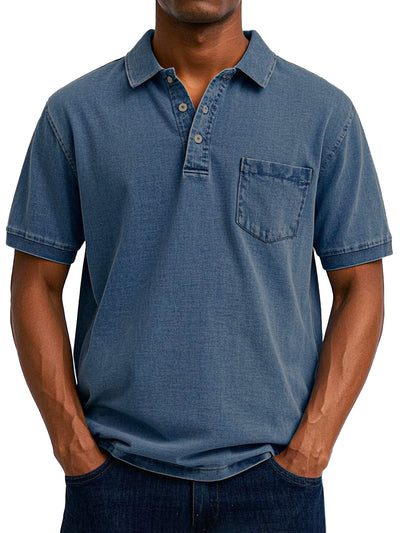 Maxime | Stylish Denim Polo Shirt for Men