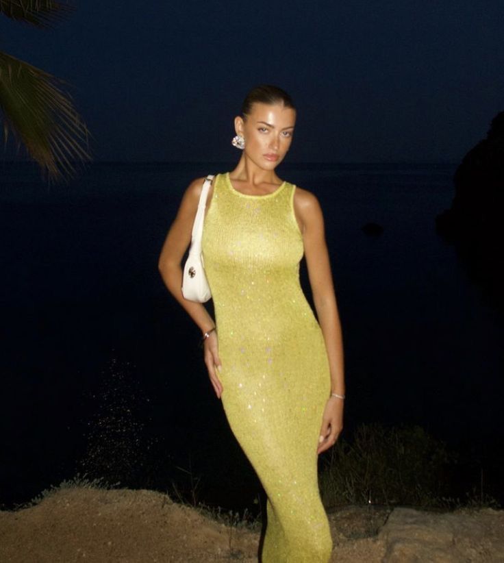 Pink Maxi Dress Without Sleeves