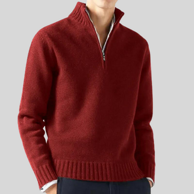 Andreas | Luxurious Half-Zip Sweater