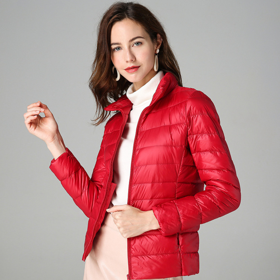 Aurora - New Ultralight Jacket with White Duck Feathers - Sophie New York