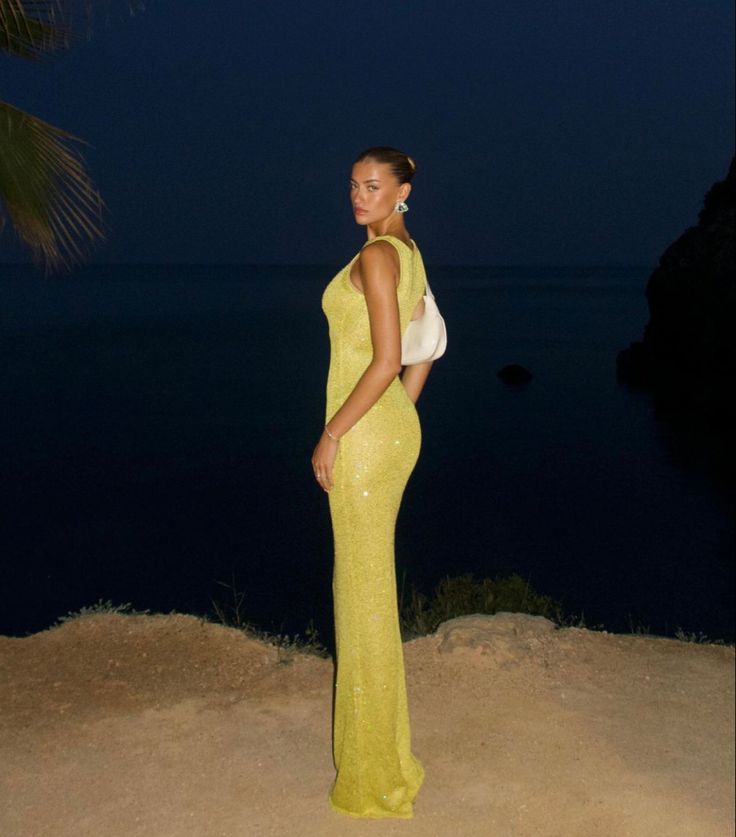 Pink Maxi Dress Without Sleeves