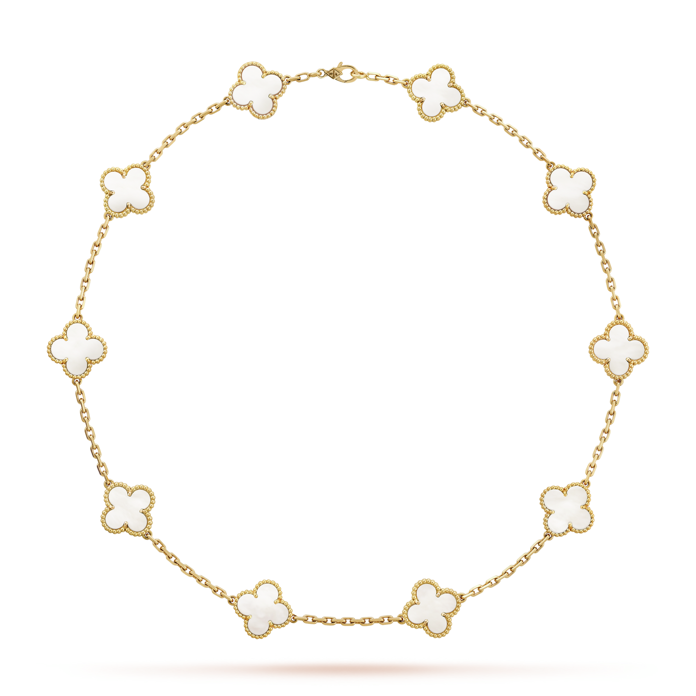 CLOVER NECKLACE 10 DESIGNS | WHITE