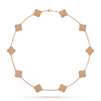 NECKLACE CLOVER 10 DESIGNS | ROSE GOLD