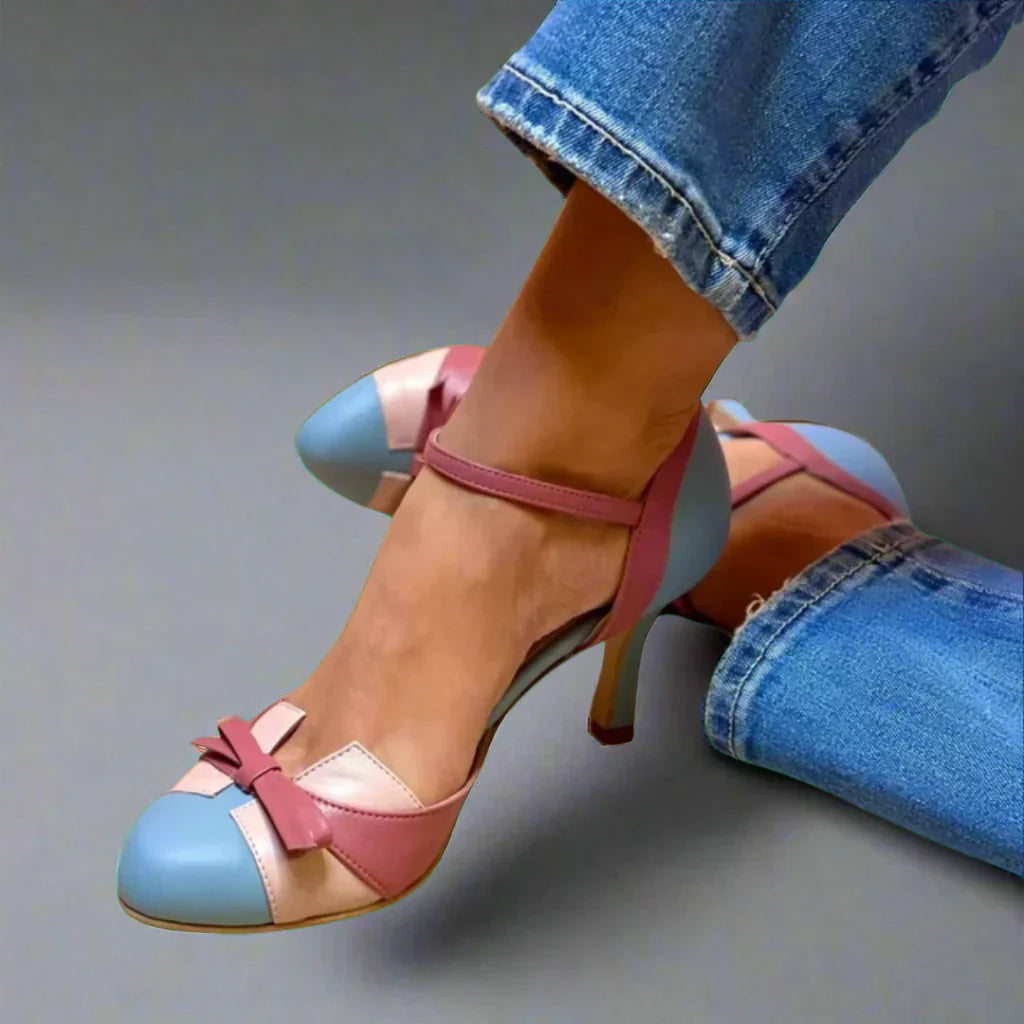 Mariana | Elegant Color-Blocked High Heel Shoes