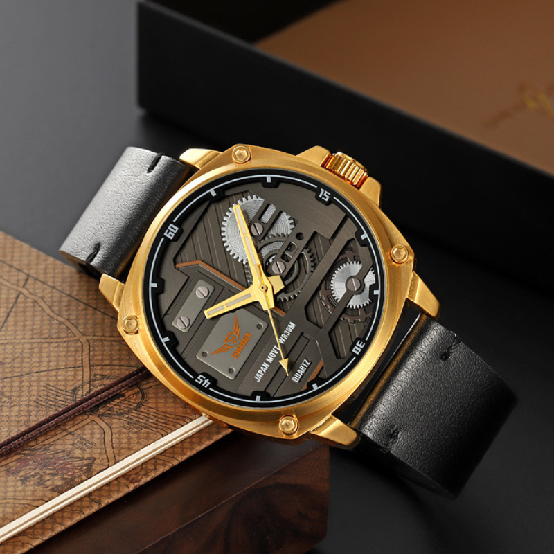 van Baerle® - Quartz Leather Men's Watch