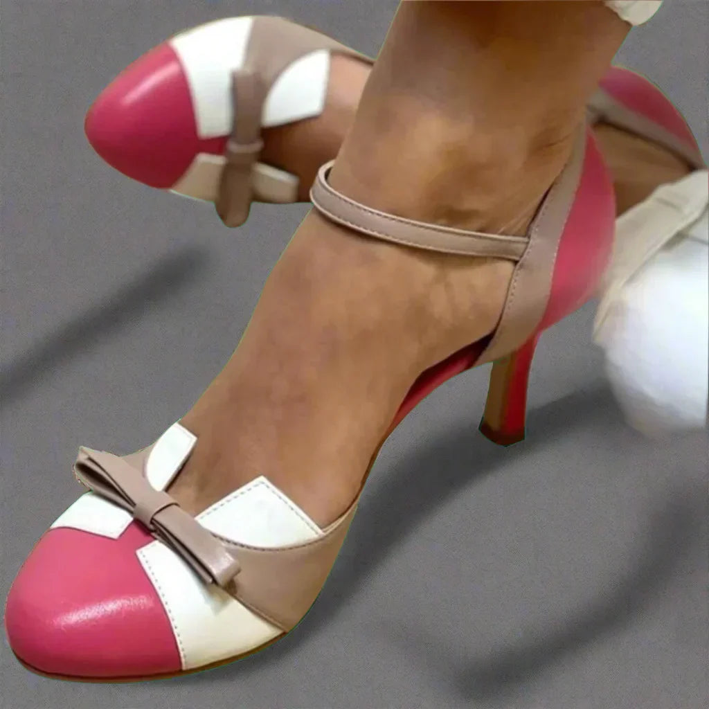 Mariana | Elegant Color-Blocked High Heel Shoes