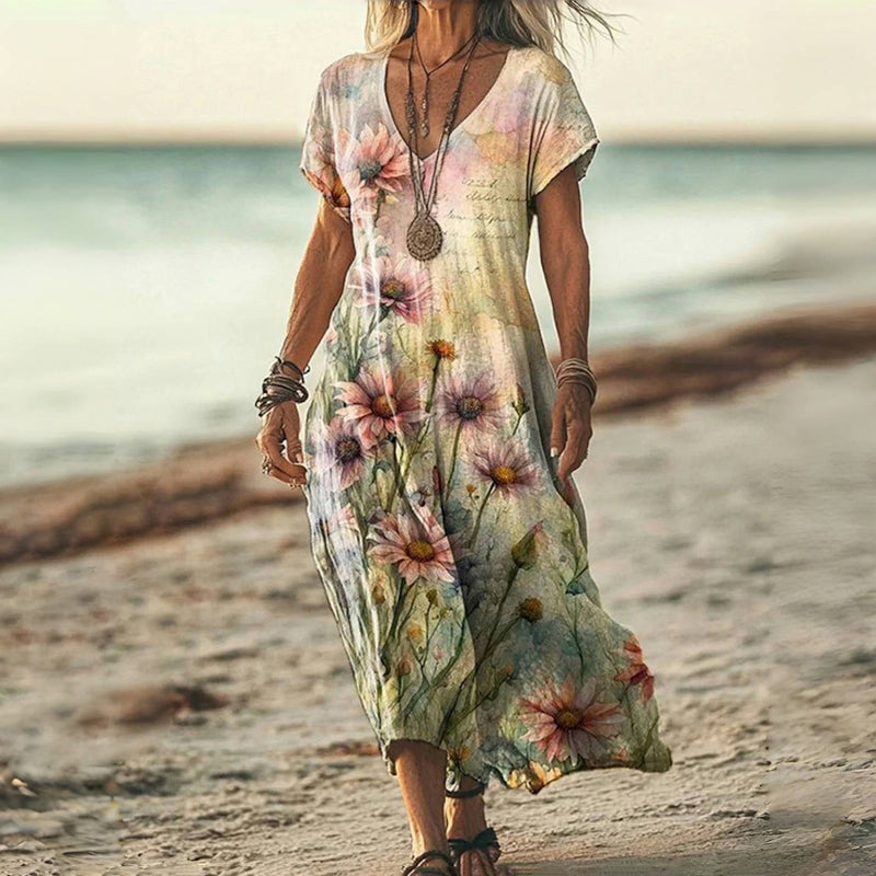 Zoey | Stylish Summer V-Neck Dress