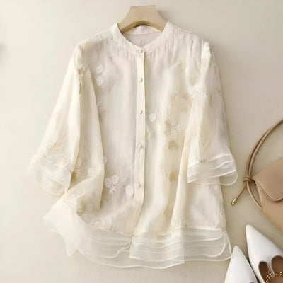 Emma – Light and Elegant Cotton Blouse