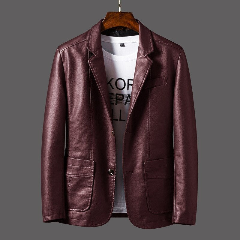 Enzo™ | Men's Leather Jacket