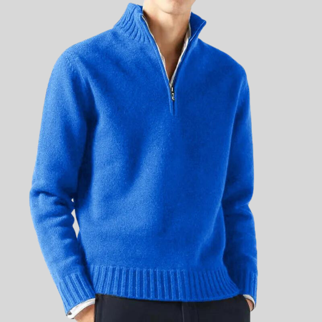 Andreas | Luxurious Half-Zip Sweater
