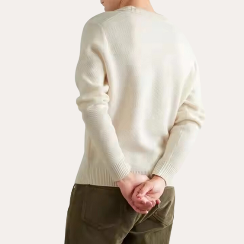 Wool Polo with Long Sleeves - Sophie New York