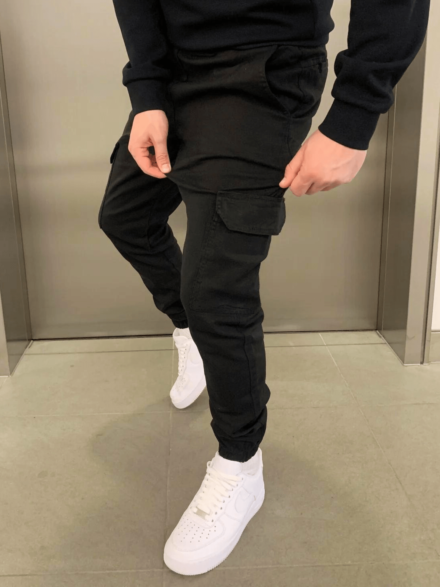Laurent | Slim Fit Cargo Joggers