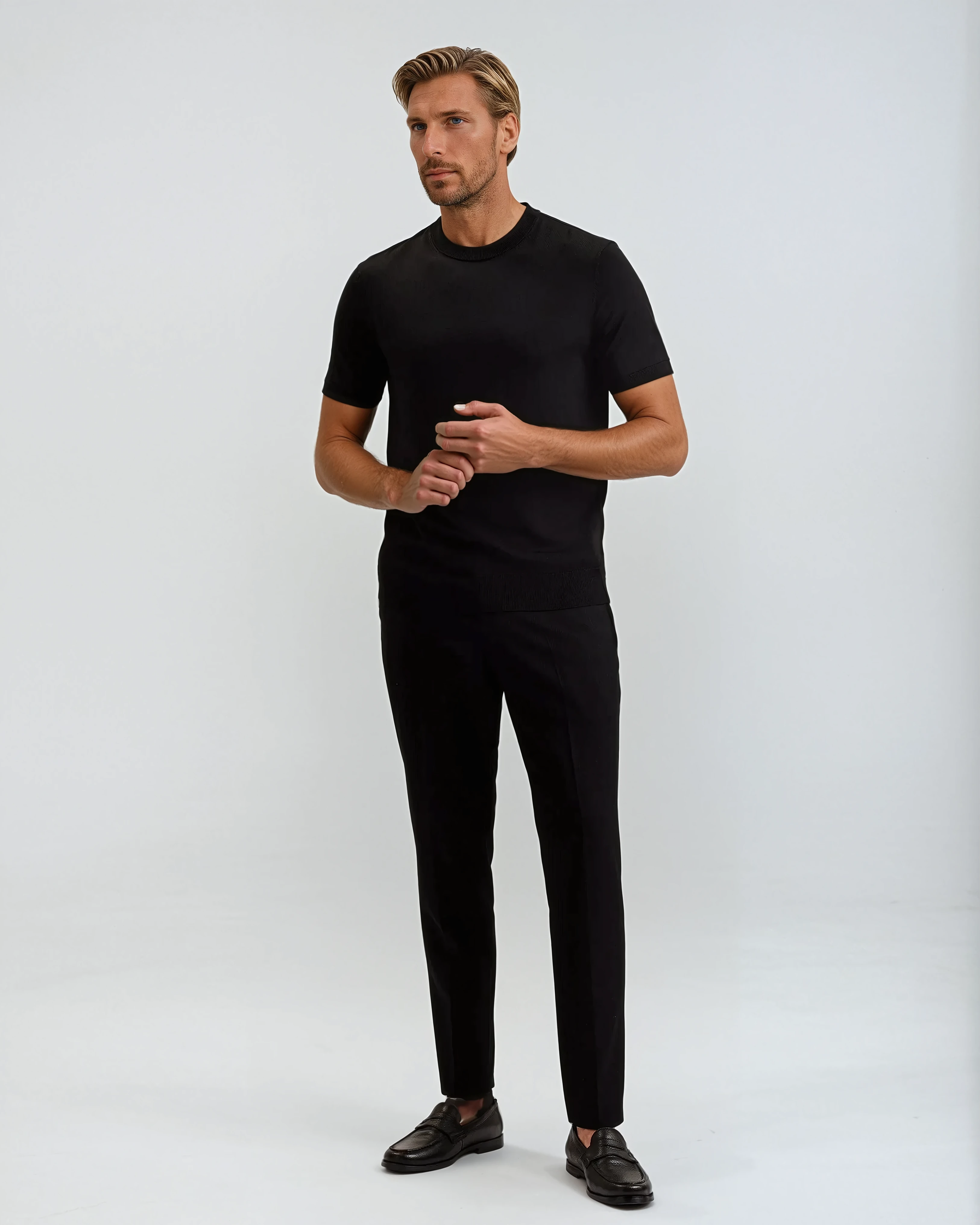 Signature Supima T-shirt – Deep Black - Sophie New York