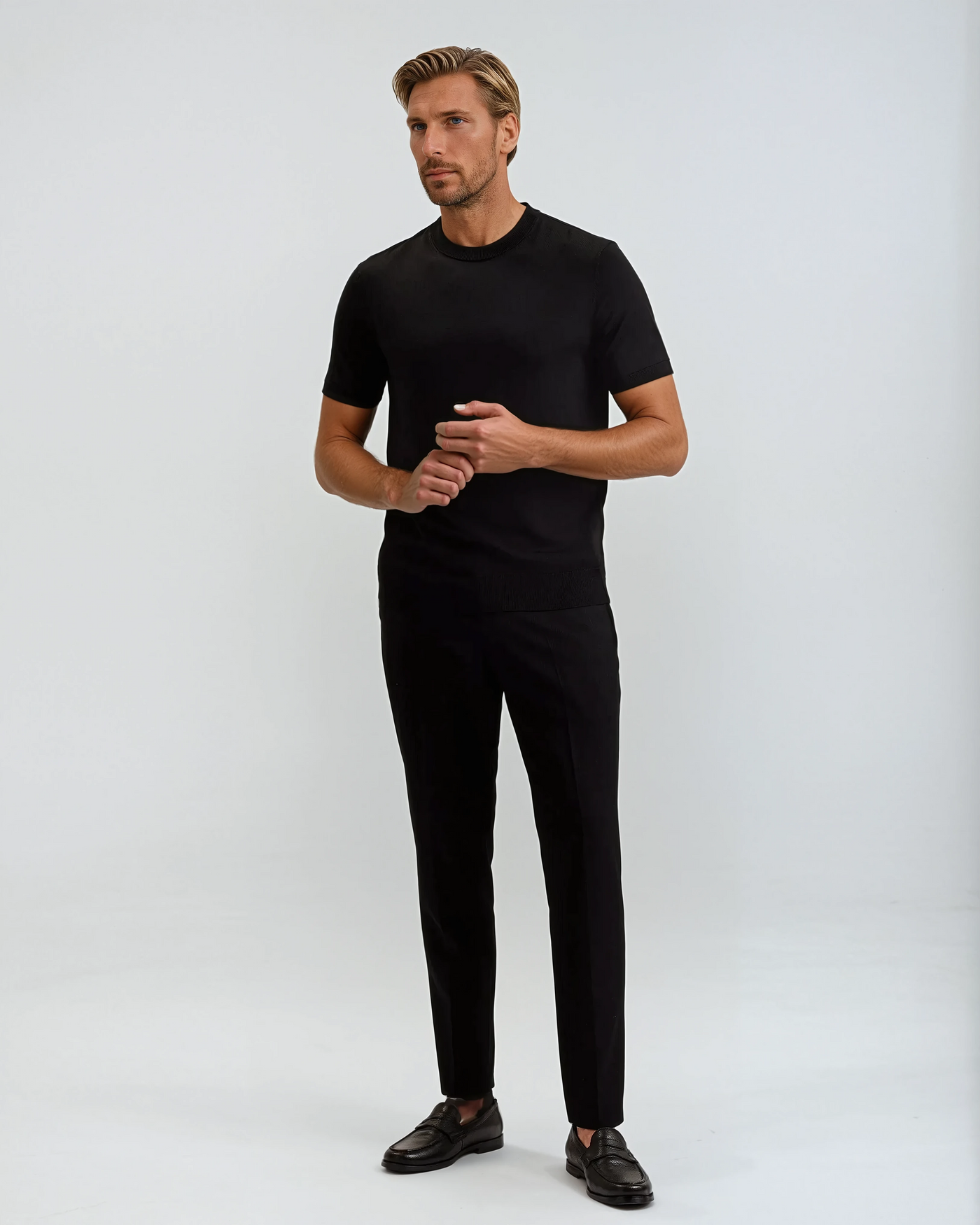 Signature Supima T-shirt – Deep Black - Sophie New York