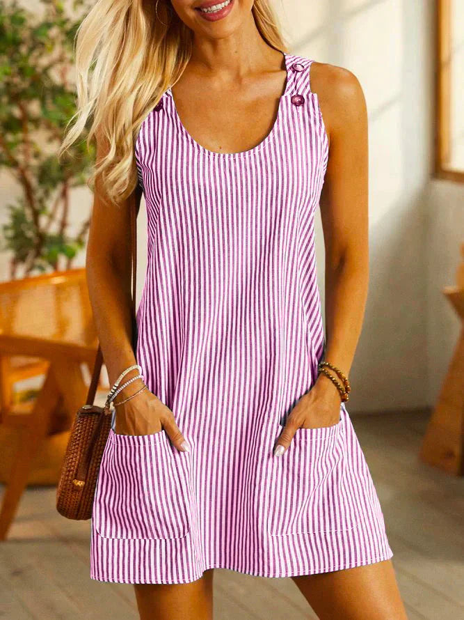 Selva™ | Striped Bag Dress