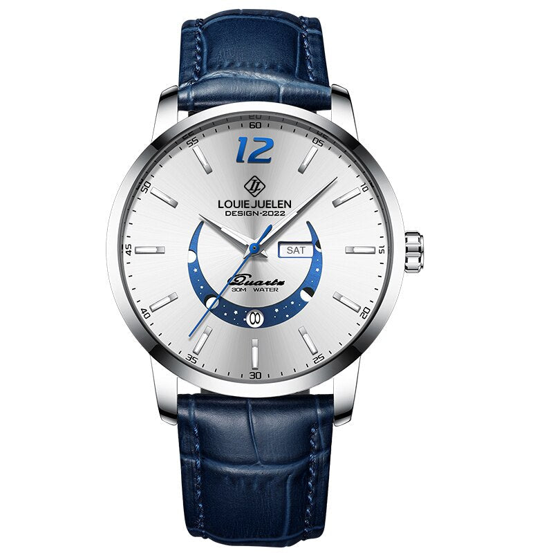 van Baerle® - Elegant Luminous Moon Phase Watch