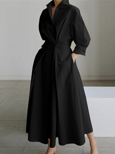 Clémence™ | Buttoned Midi Dress