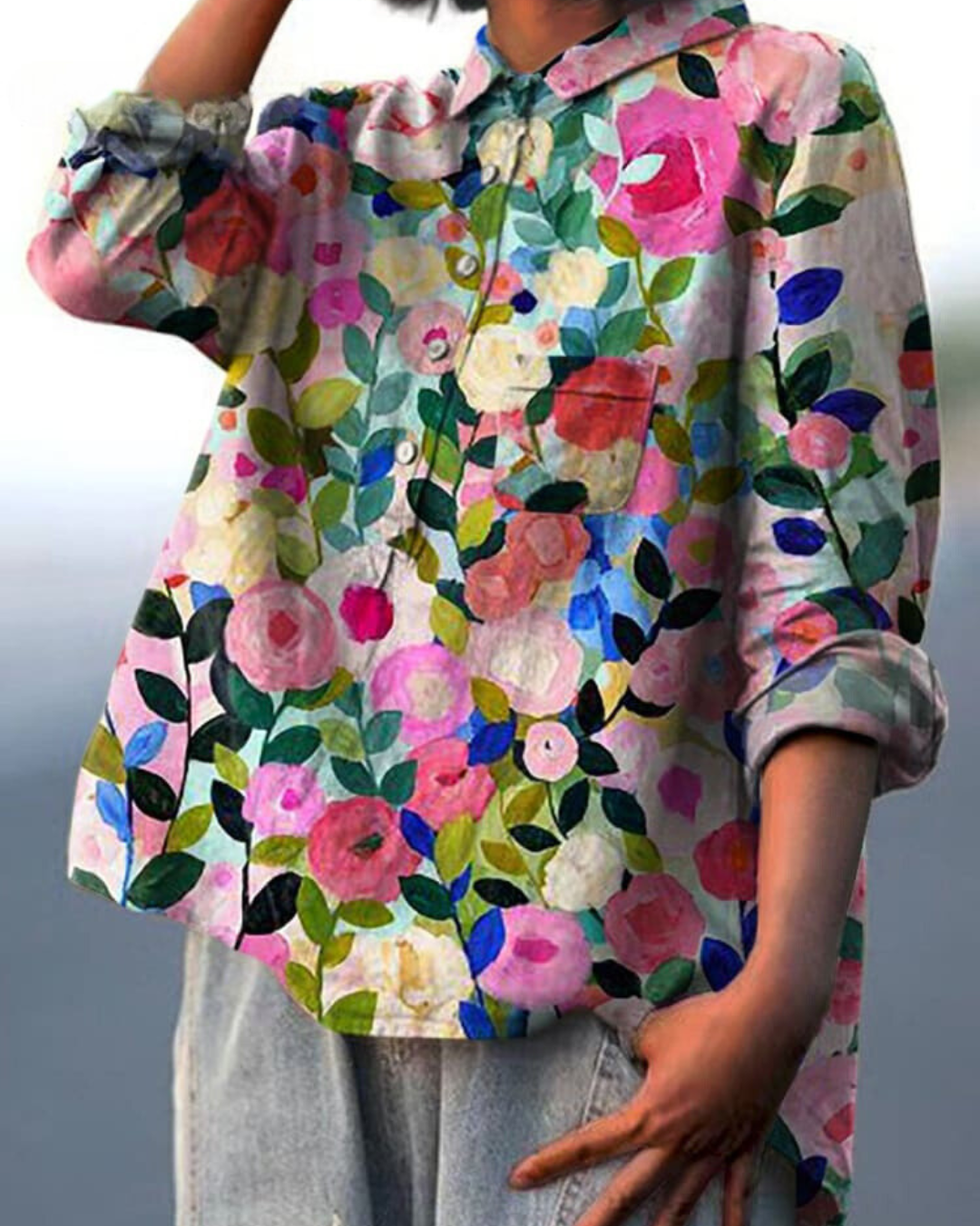 FlowerLove™ | Floral Pattern Blouse