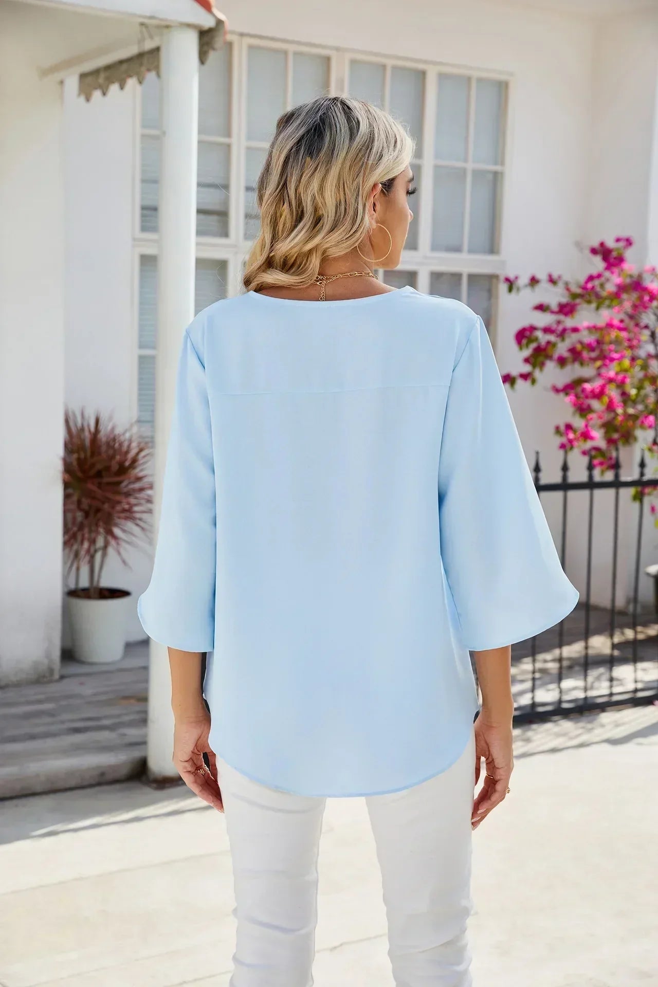 Chloe  | V-neck Blouse