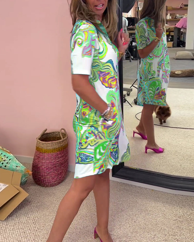 Nuvola™ | Elegant Dress with Print