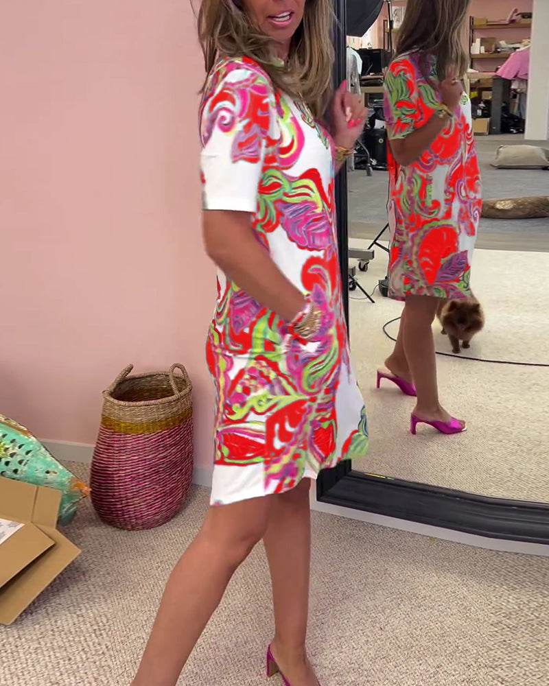 Nuvola™ | Elegant Dress with Print