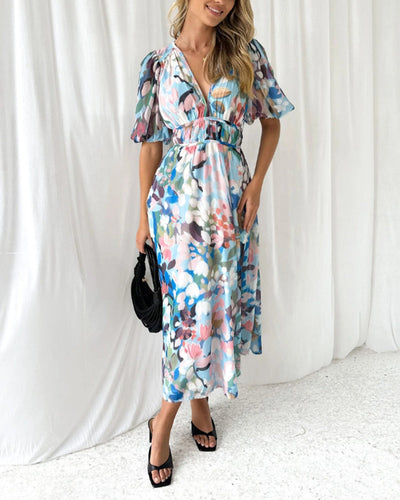 Carlotta™ | Elegant Floral Dress