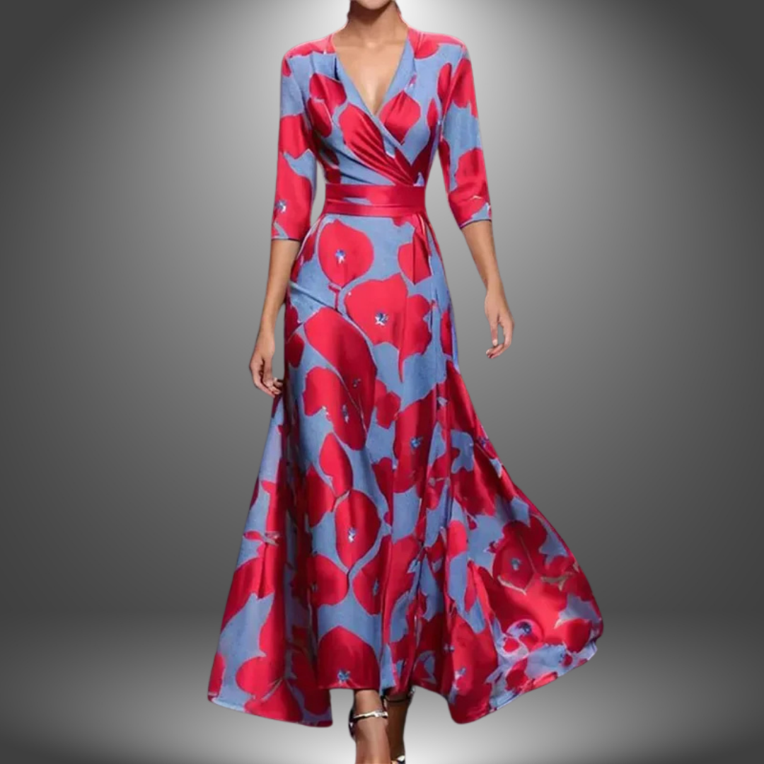 Ada | Elegant Maxi Floral Dress