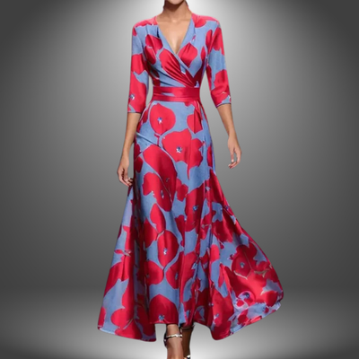 Ada | Elegant Maxi Floral Dress