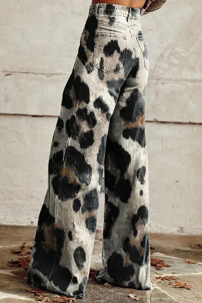 Maren | Bold Leopard Print Jeans