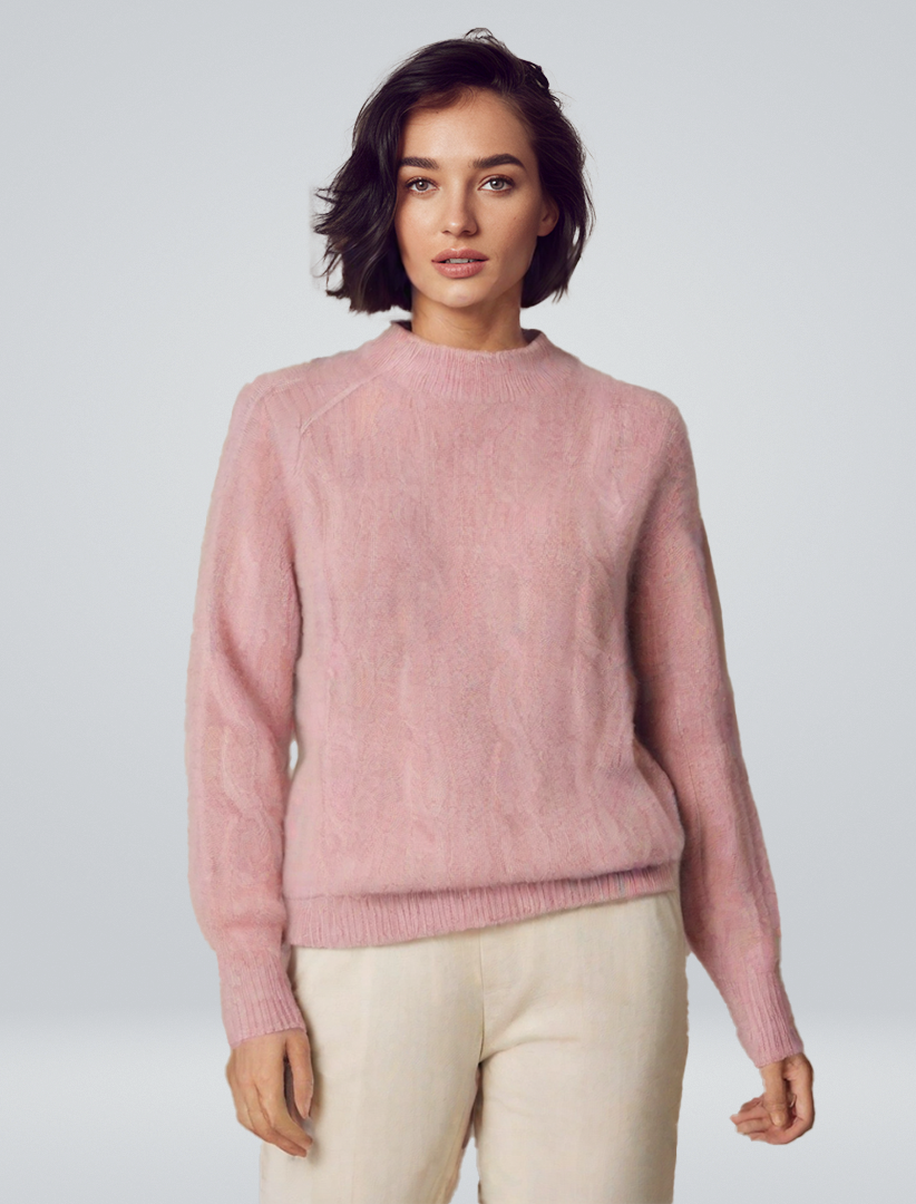 Lene | Elegant Melange Wool Sweater