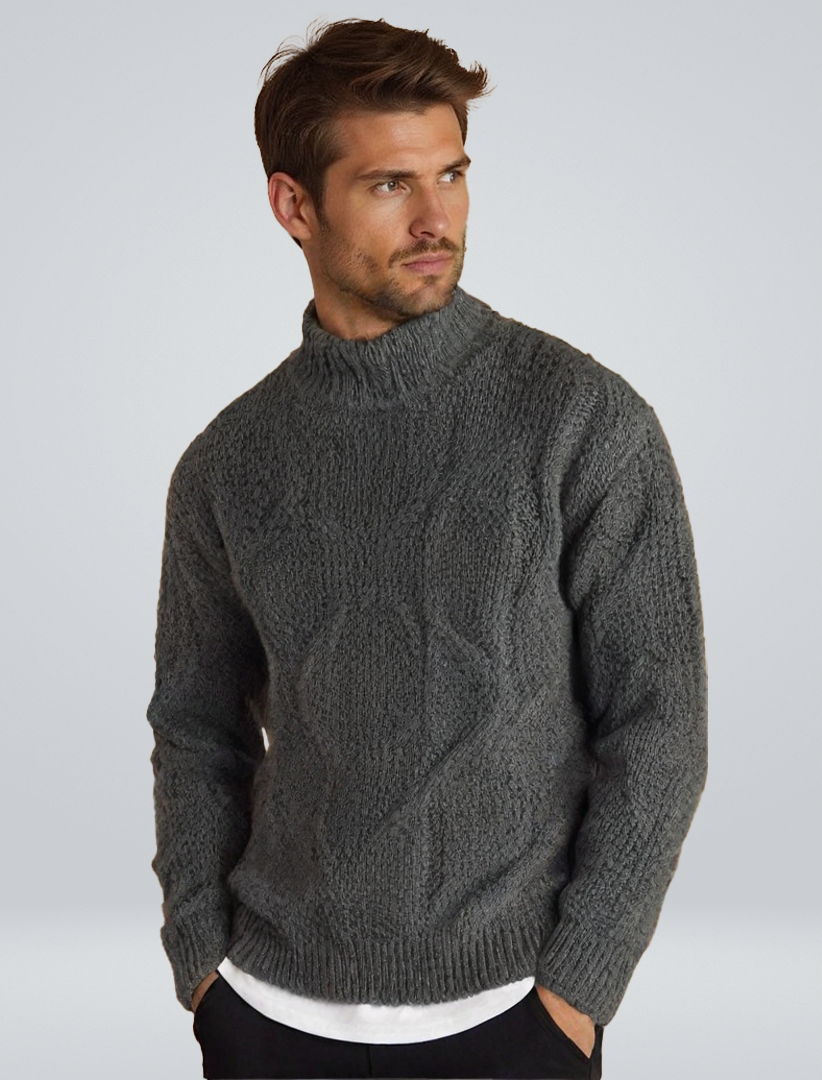 Lars | Winter Knit Turtleneck Sweater