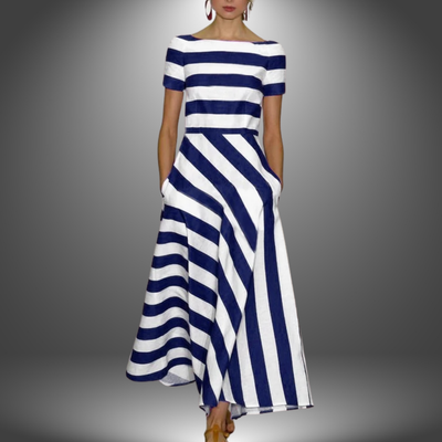 Jenny | Stylish Striped Maxi Dress