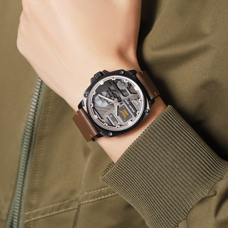 van Baerle® - Quartz Leather Men's Watch