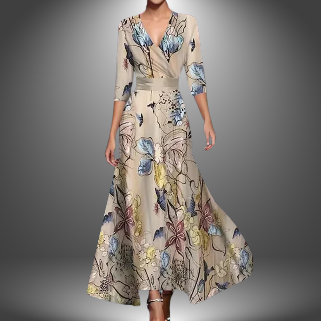 Ada | Elegant Maxi Floral Dress