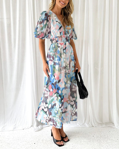 Carlotta™ | Elegant Floral Dress