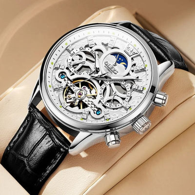 van Baerle® - Mechanical Automatic Watch with Leather Strap