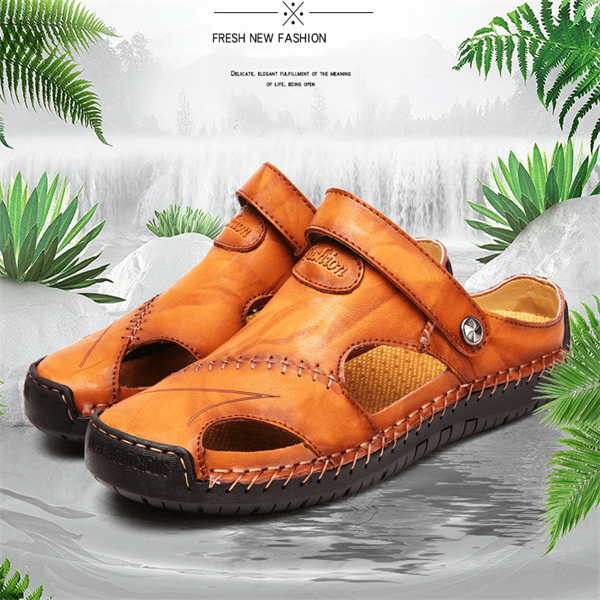 Chris | Orthopedic Leather Sandals