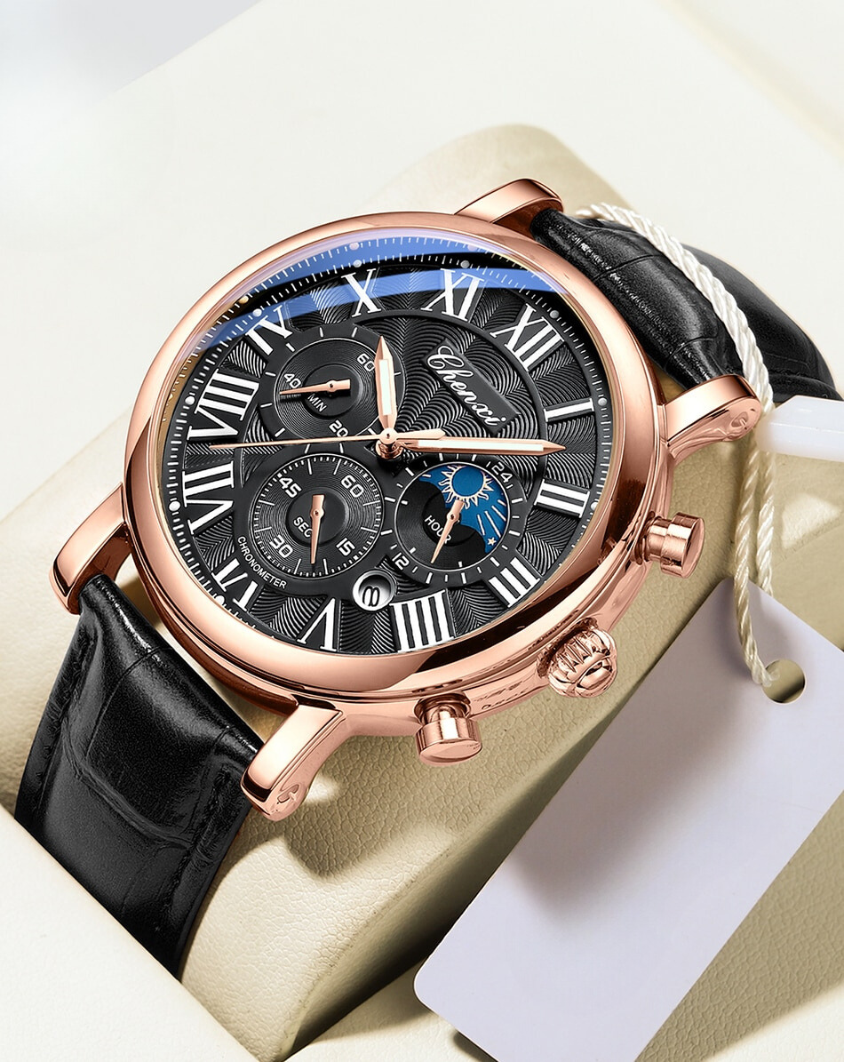 van Baerle® - Luxurious Leather Quartz Watch