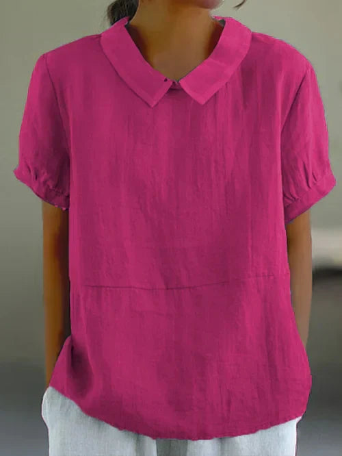 Amalie | Comfortable blouse with collar
