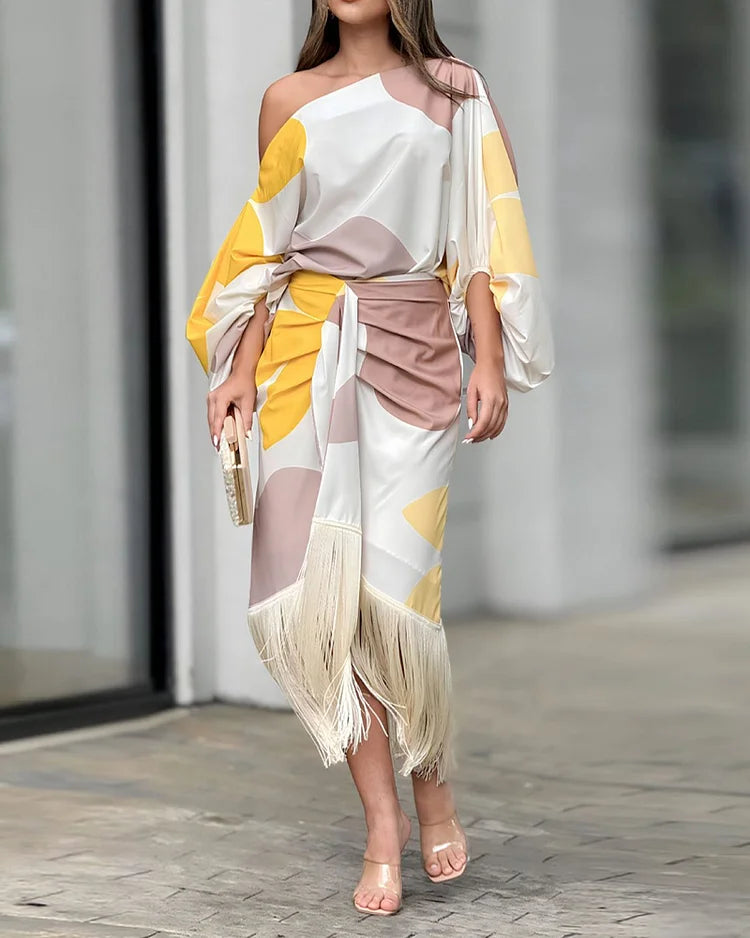 Cherrie - Robe imprimée moderne