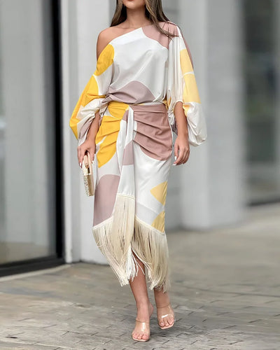 Rosea Signature Dress with Print