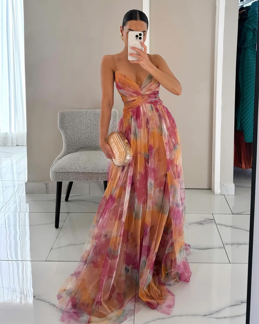 Eirith | Flowing Floral Maxi Dress