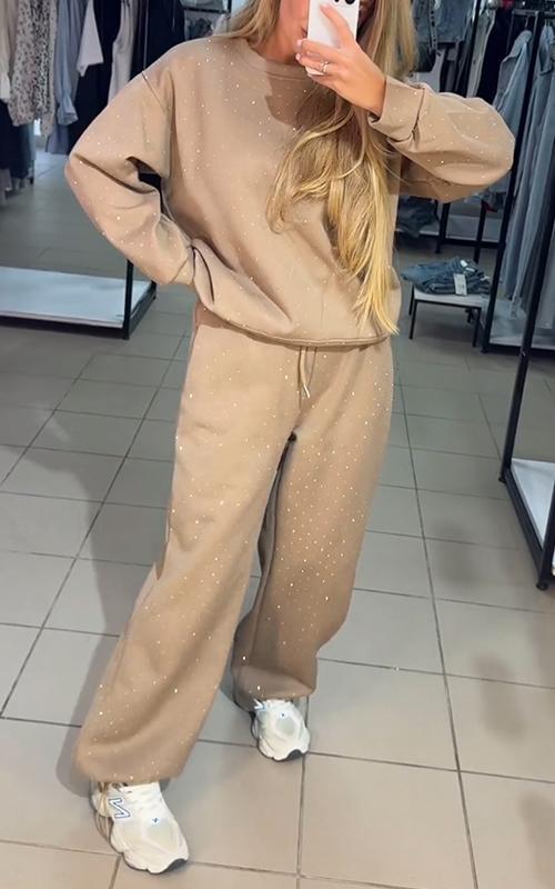 Adela - Diamond Set of Sweater and Pants