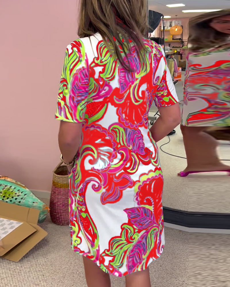 Nuvola™ | Elegant Dress with Print
