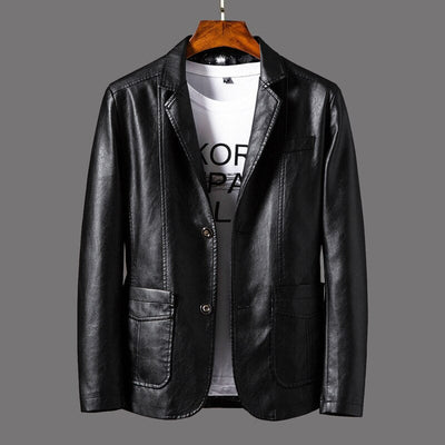 Enzo™ | Men's Leather Jacket