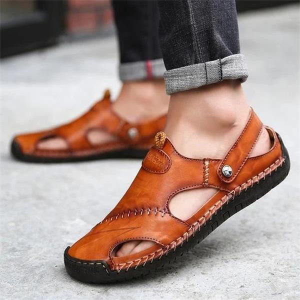 Chris | Orthopedic Leather Sandals
